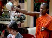 Cambodia Water Blessing