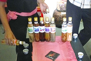 Sombai Wine Testing