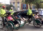 Cyclo ride - Phnom Penh