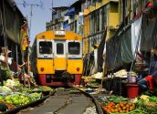 Mae Klong Station Market