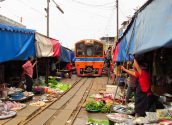 Mae Klong Station Market