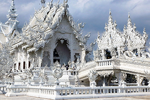 White temple Thailand